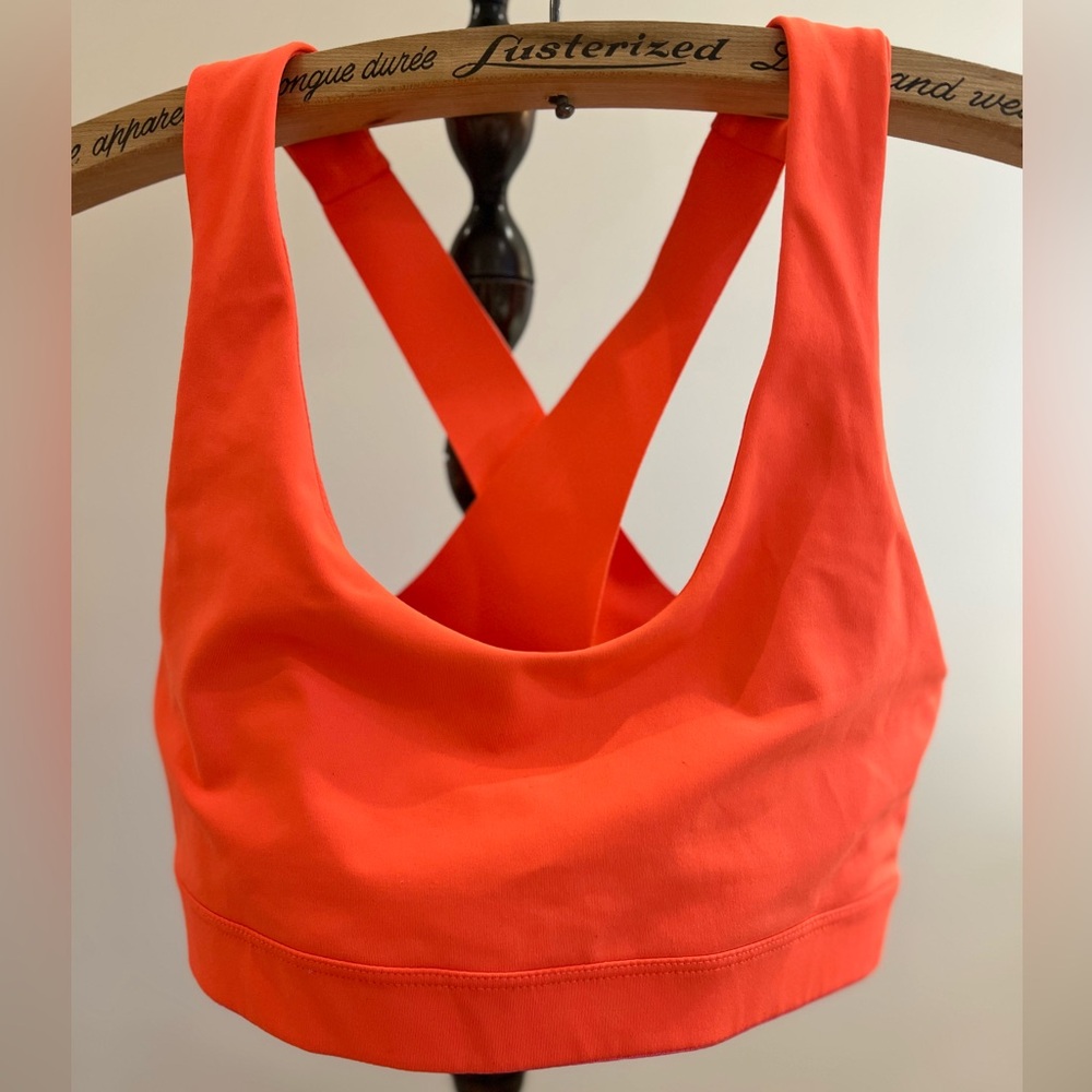 Old Navy Vibrant neon orange Sports Bra
